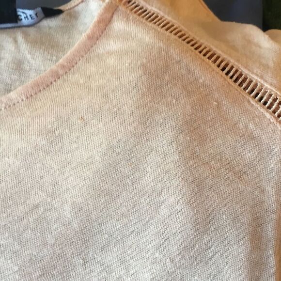 NWT Zac & Rachel Peach Knit Top SZ XXL - Picture 8 of 11